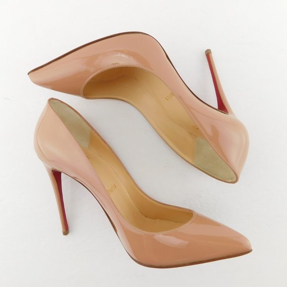 New CHRISTIAN LOUBOUTIN Blush Nude Heel Pumps 36.5 - Picture 5 of 11